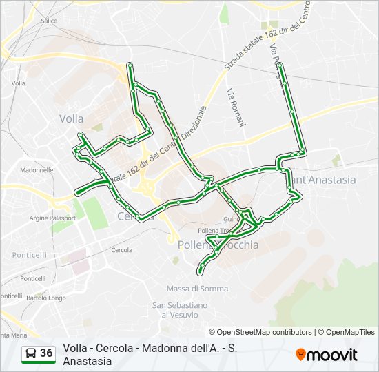 36 bus Line Map