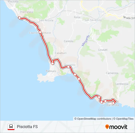 FRECCIALINK Bus Line Map