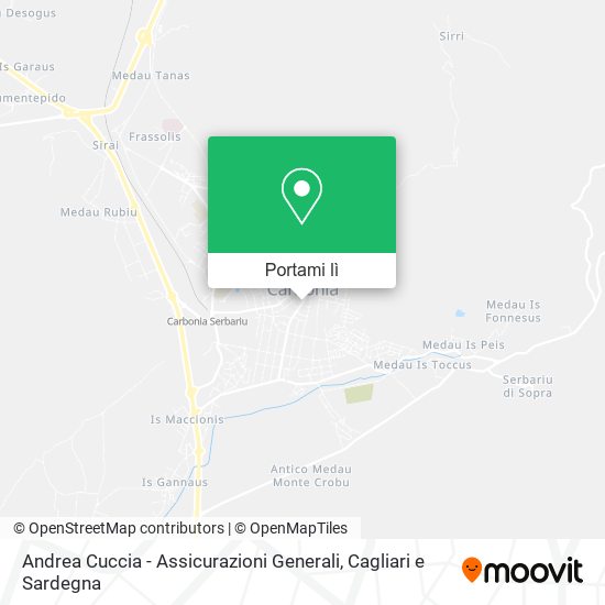Mappa Andrea Cuccia - Assicurazioni Generali