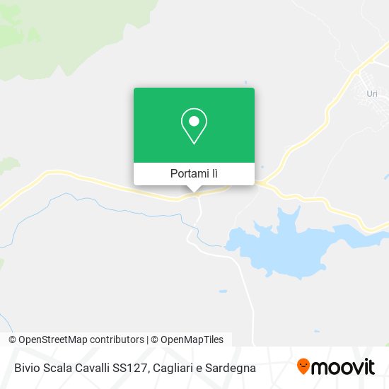Mappa Bivio Scala Cavalli SS127
