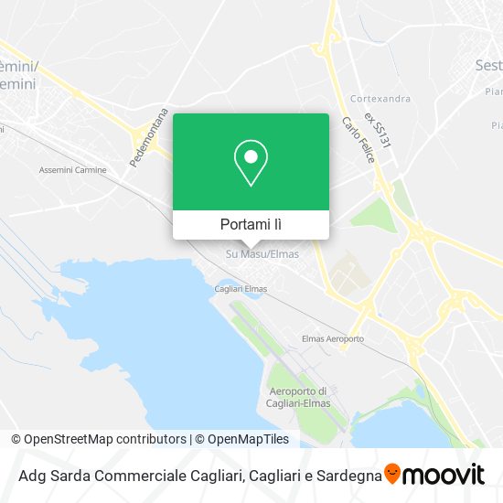 Mappa Adg Sarda Commerciale Cagliari