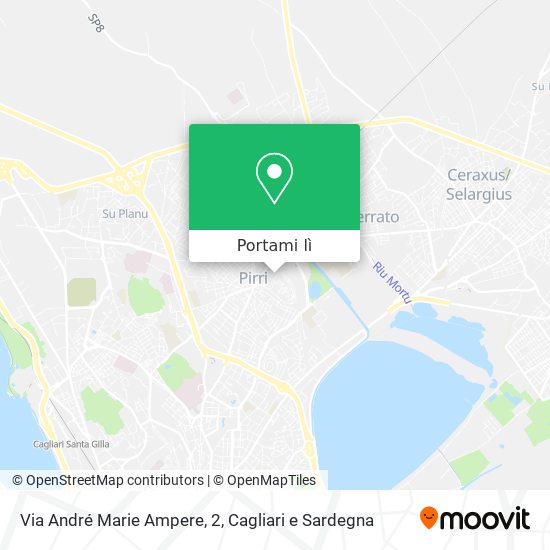 Mappa Via André Marie Ampere, 2