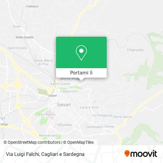 Mappa Via Luigi Falchi