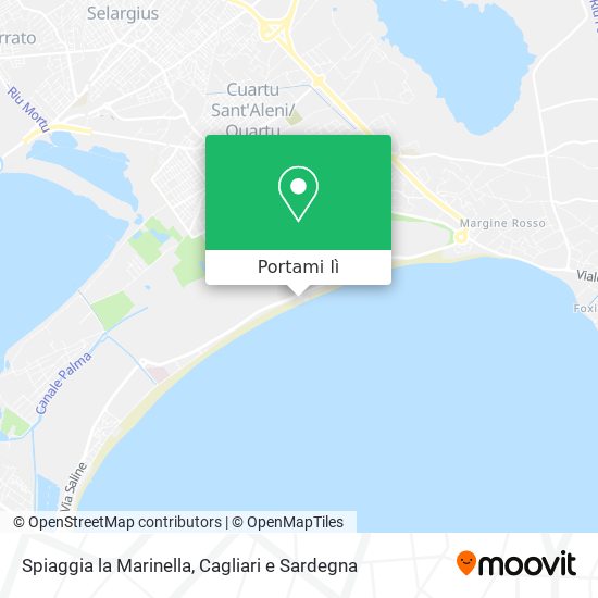 Mappa Spiaggia la Marinella