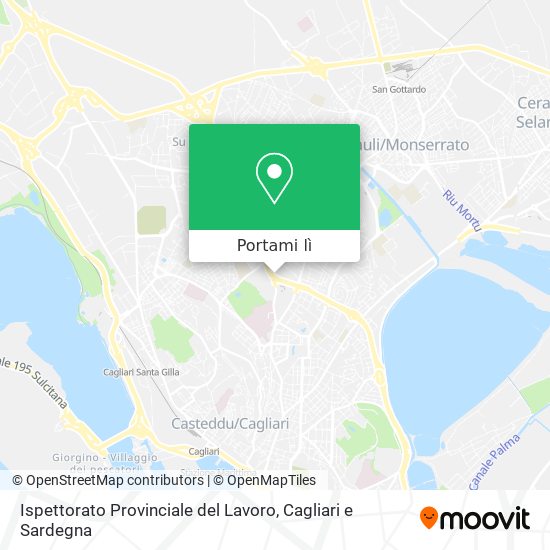 Mappa Ispettorato Provinciale del Lavoro