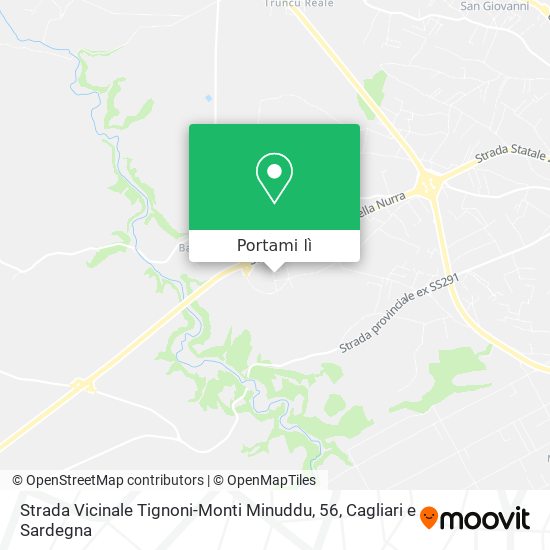 Mappa Strada Vicinale Tignoni-Monti Minuddu, 56