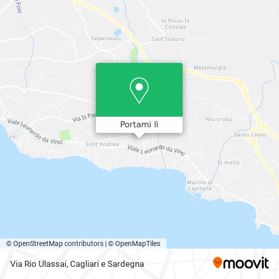 Mappa Via Rio Ulassai