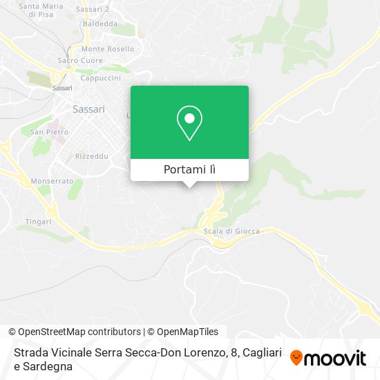 Mappa Strada Vicinale Serra Secca-Don Lorenzo, 8