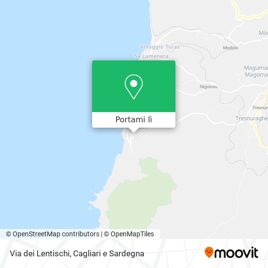 Mappa Via dei Lentischi