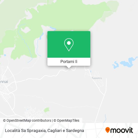 Mappa Località Sa Spragaxia