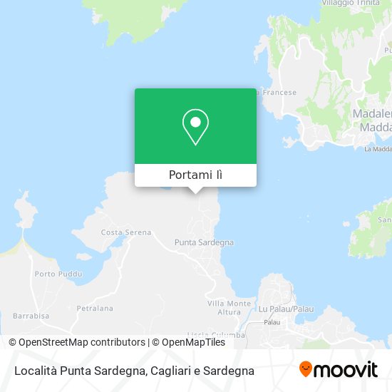 Mappa Località Punta Sardegna