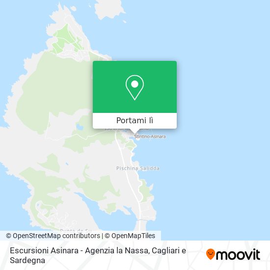 Mappa Escursioni Asinara - Agenzia la Nassa