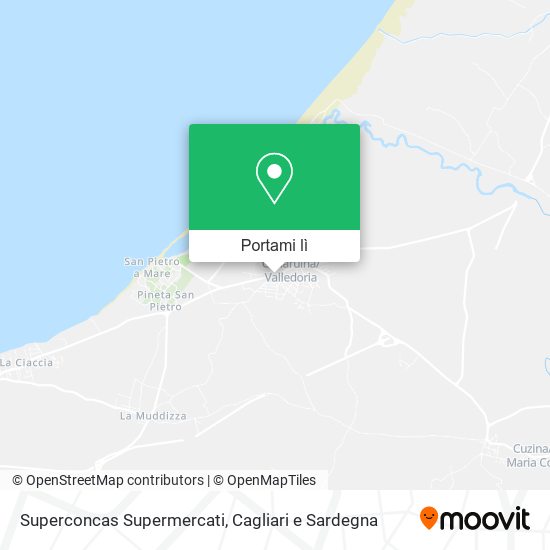 Mappa Superconcas Supermercati