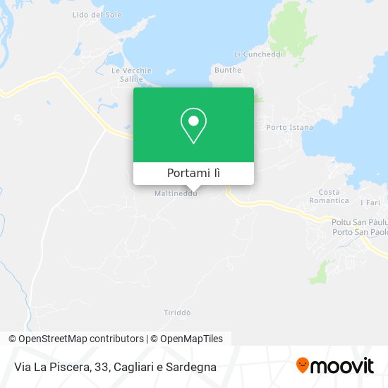 Mappa Via La Piscera, 33