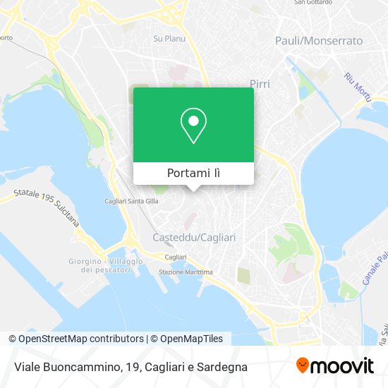 Mappa Viale Buoncammino, 19