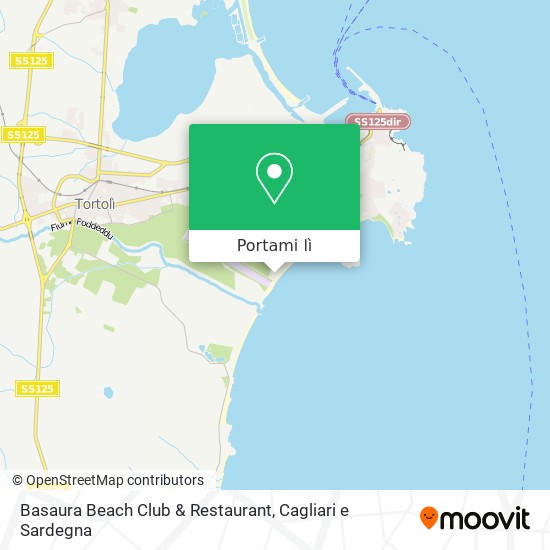 Mappa Basaura Beach Club & Restaurant