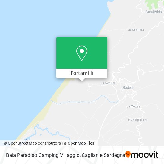 Mappa Baia Paradiso Camping Villaggio