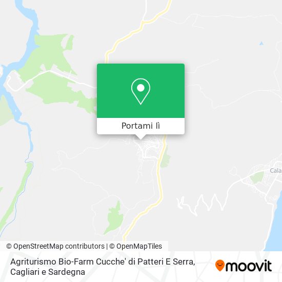 Mappa Agriturismo Bio-Farm Cucche' di Patteri E Serra