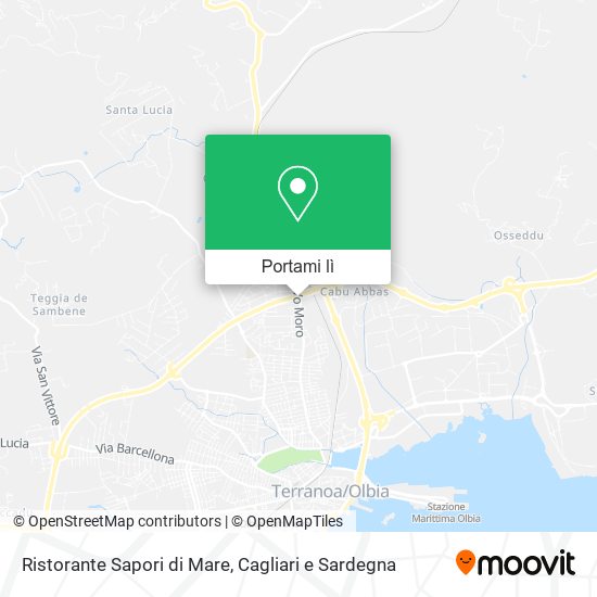 Mappa Ristorante Sapori di Mare