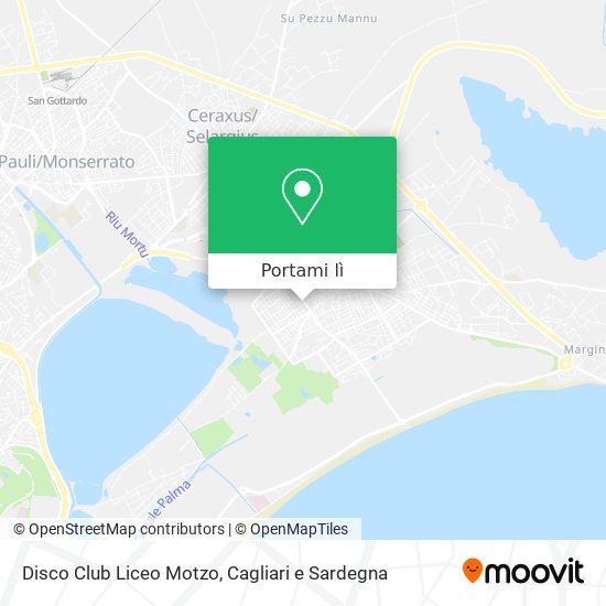 Mappa Disco Club Liceo Motzo