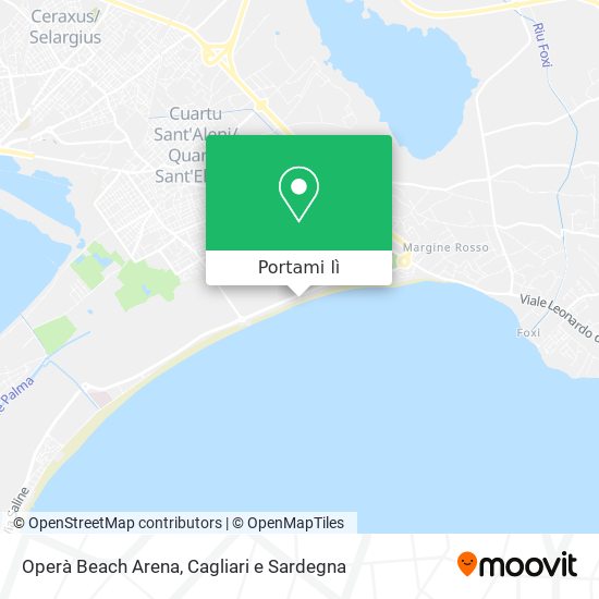 Mappa Operà Beach Arena