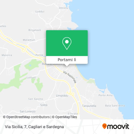 Mappa Via Sicilia, 7