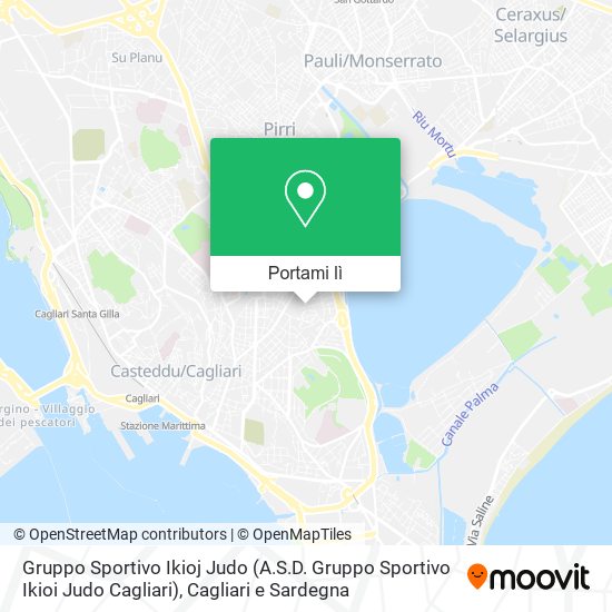 Mappa Gruppo Sportivo Ikioj Judo (A.S.D. Gruppo Sportivo Ikioi Judo Cagliari)