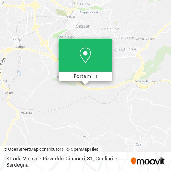 Mappa Strada Vicinale Rizzeddu-Gioscari, 31