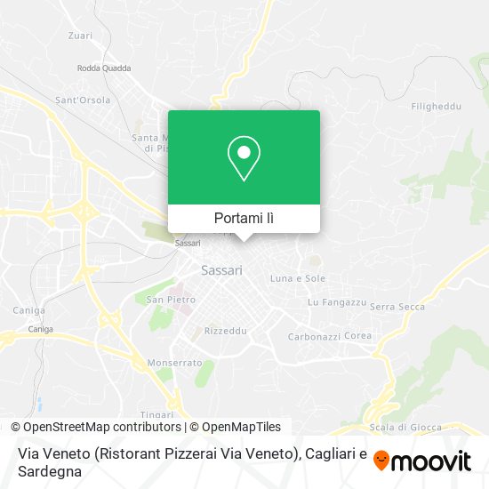 Mappa Via Veneto (Ristorant Pizzerai Via Veneto)