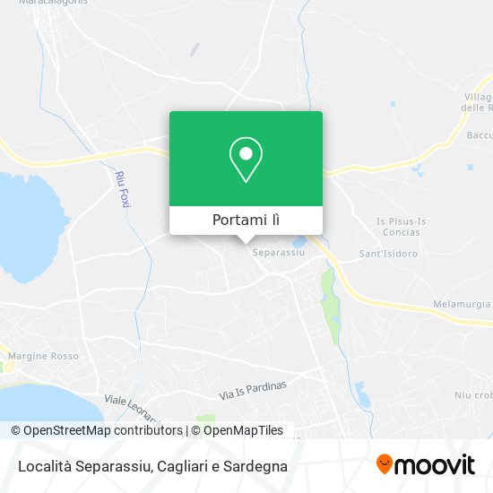 Mappa Località Separassiu