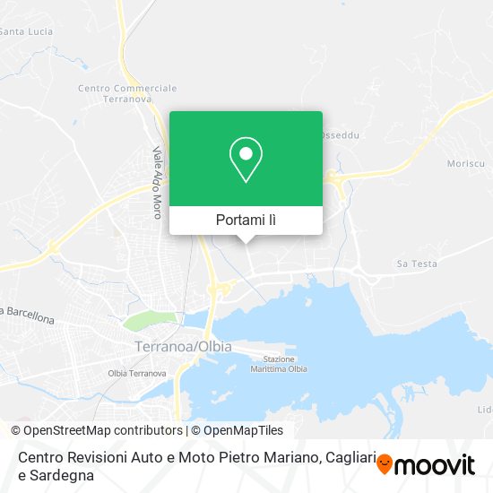 Mappa Centro Revisioni Auto e Moto Pietro Mariano