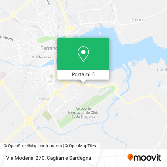 Mappa Via Modena, 270