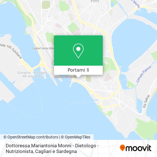 Mappa Dottoressa Mariantonia Monni - Dietologo - Nutrizionista