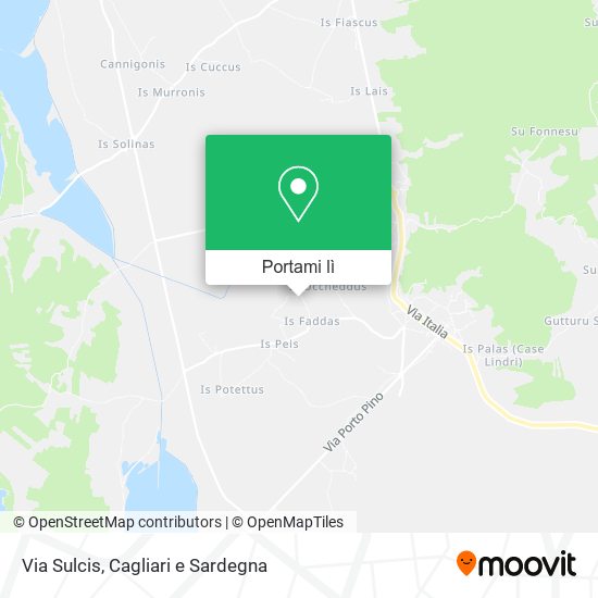 Mappa Via Sulcis