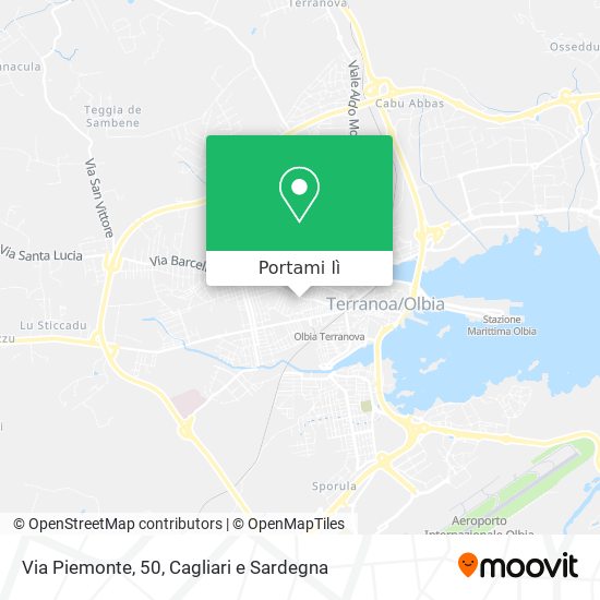 Mappa Via Piemonte, 50