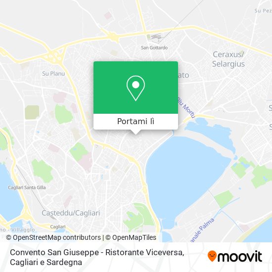 Mappa Convento San Giuseppe - Ristorante Viceversa