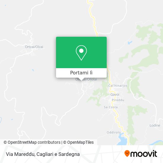 Mappa Via Mareddu