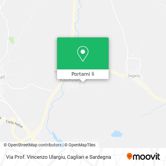 Mappa Via Prof. Vincenzo Ulargiu
