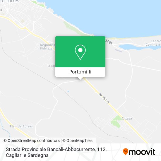 Mappa Strada Provinciale Bancali-Abbacurrente, 112