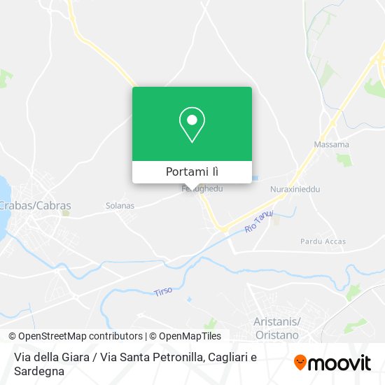 Mappa Via della Giara / Via Santa Petronilla