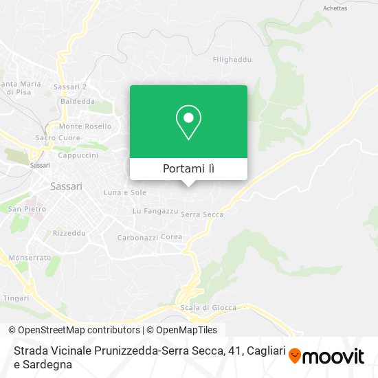 Mappa Strada Vicinale Prunizzedda-Serra Secca, 41