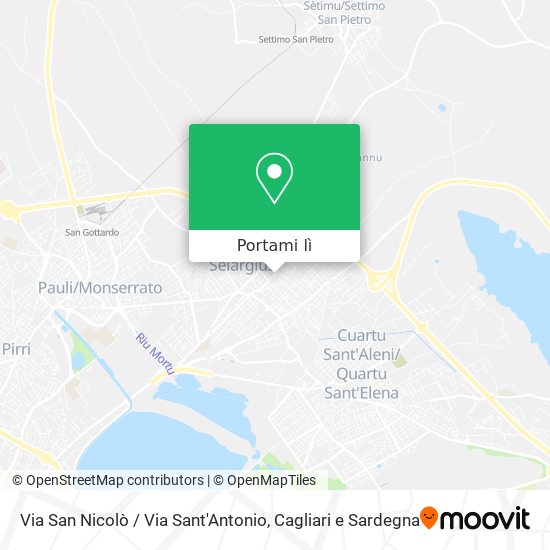 Mappa Via San Nicolò / Via Sant'Antonio
