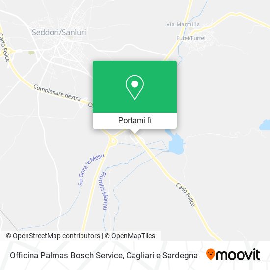 Mappa Officina Palmas Bosch Service
