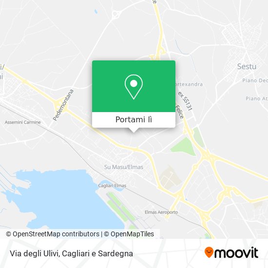 Mappa Via degli Ulivi