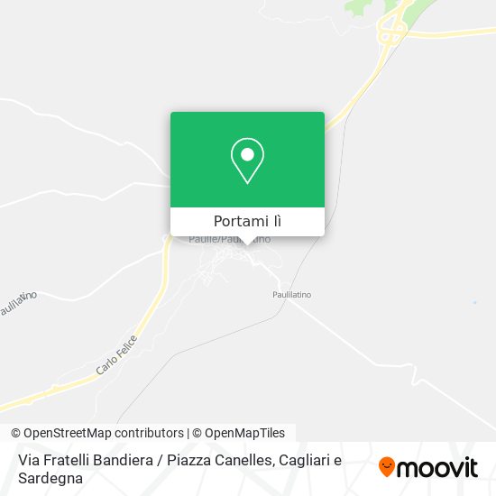 Mappa Via Fratelli Bandiera / Piazza Canelles