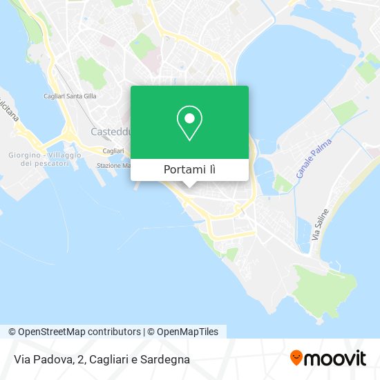 Mappa Via Padova, 2