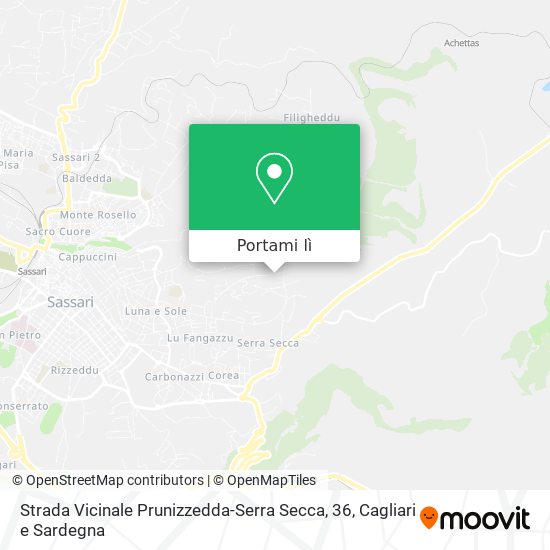 Mappa Strada Vicinale Prunizzedda-Serra Secca, 36