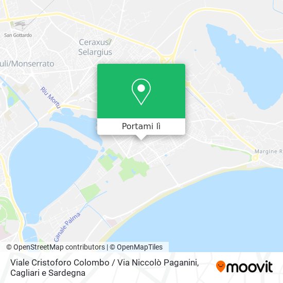 Mappa Viale Cristoforo Colombo / Via Niccolò Paganini