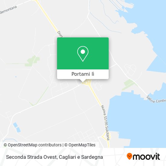 Mappa Seconda Strada Ovest