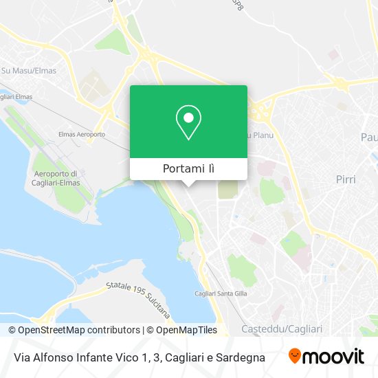 Mappa Via Alfonso Infante Vico 1, 3